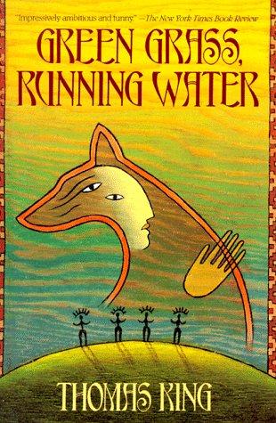 Green grass, running water
