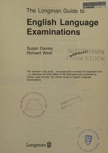 The Longman Guide to English Language examinations