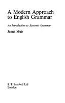 A Modern Approach to English Grammar