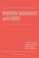 Investment Mathematics and Statistics