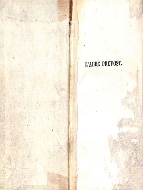 Histoire de Manon Lescaut et du Chevalier des Grieux