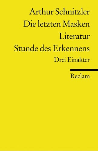 Die letzten Masken Literatur Stunde des Erkennens