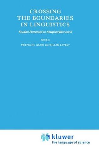 Crossing the Boundaries in Linguistics