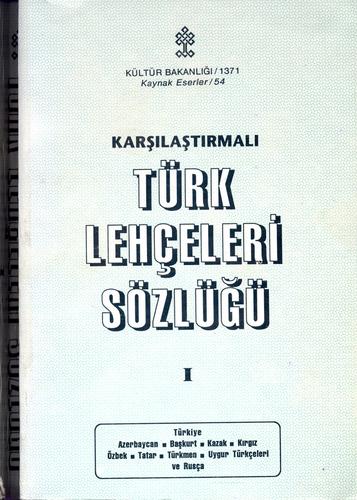 Karsilastirmali Turk Lehceleri Sozlugu