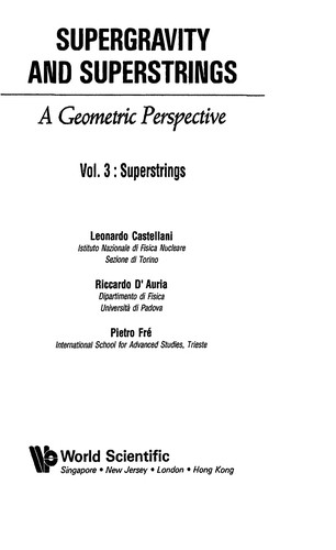Supergravity and Superstrings