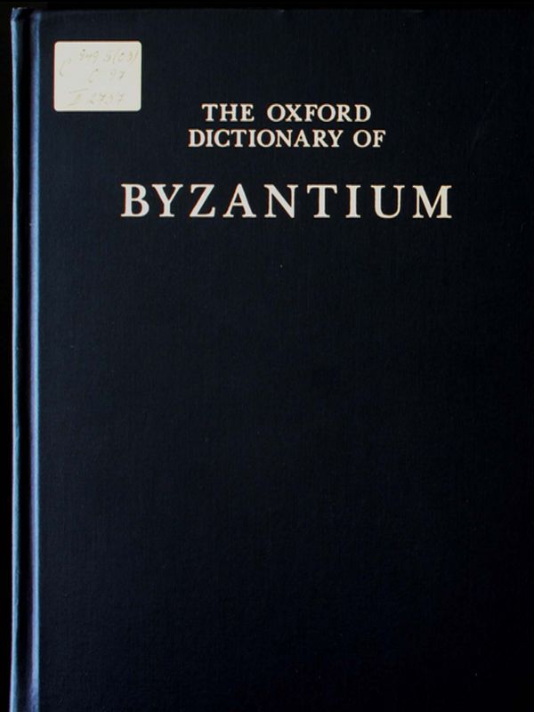 The Oxford Dictionary of Byzantium