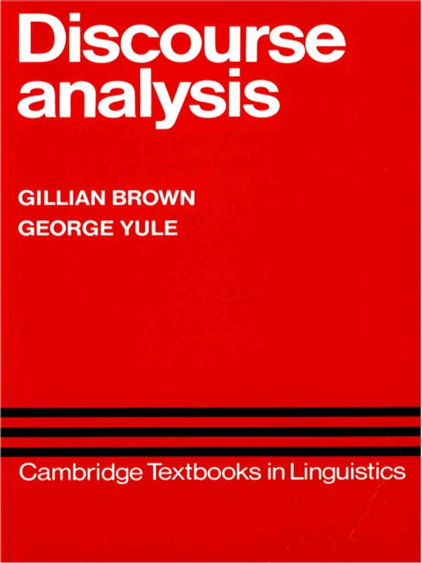 Discourse Analysis