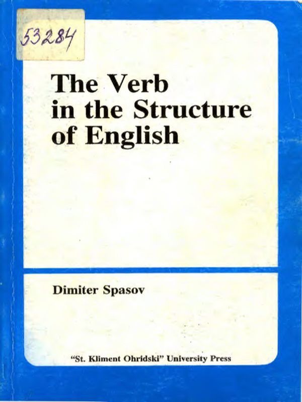 The Verb in the Structure of English