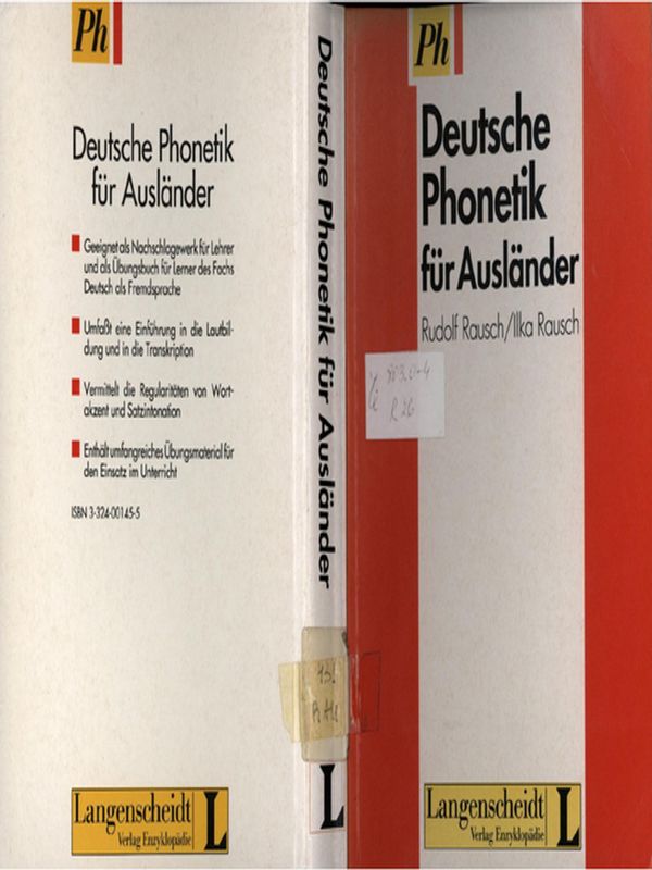 Deutsche Phonetik fur auslander