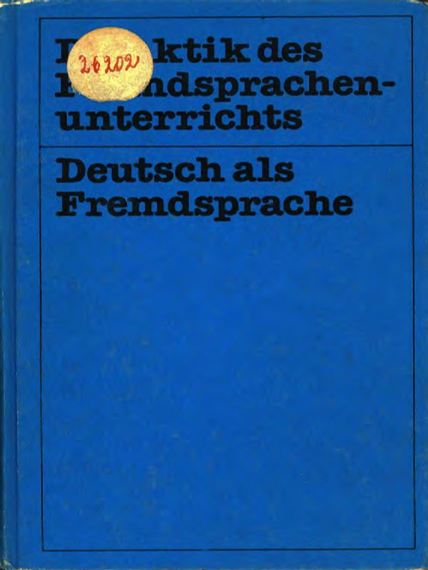 Didaktik des Fremdsprachenunterrichts