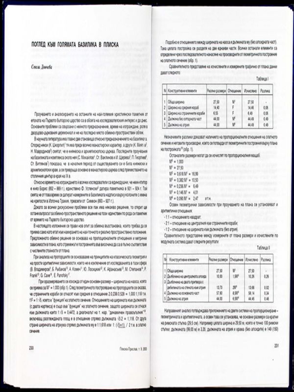 Поглед към Голямата базилика в Плиска