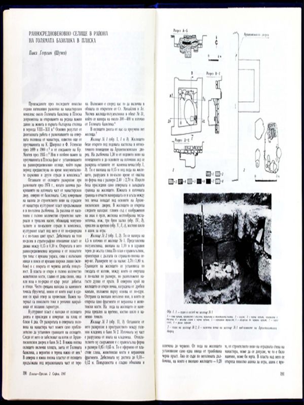 Ранносредновековно селище в района на Голямата базилика в Плиска