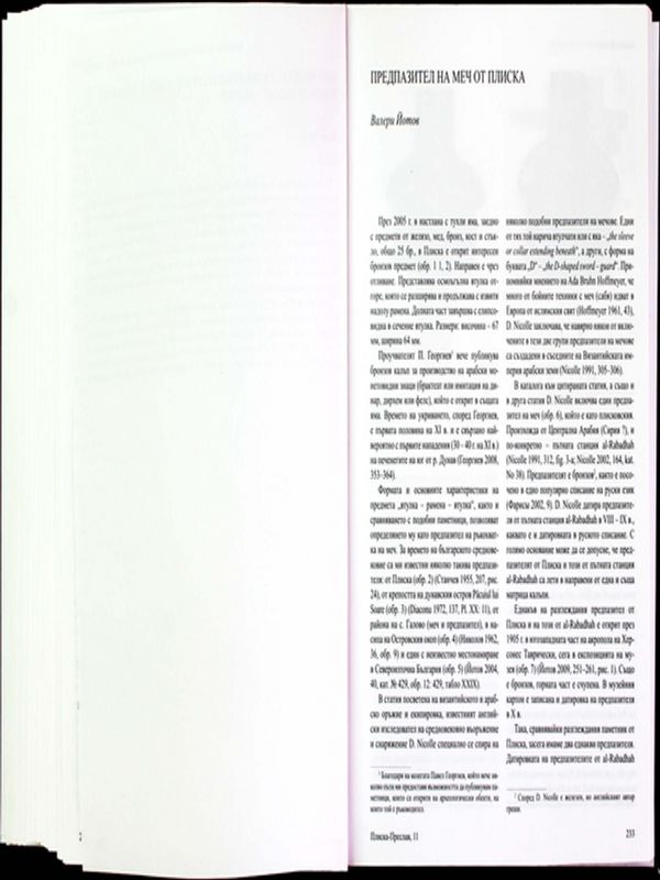 Предпазител на меч от Плиска