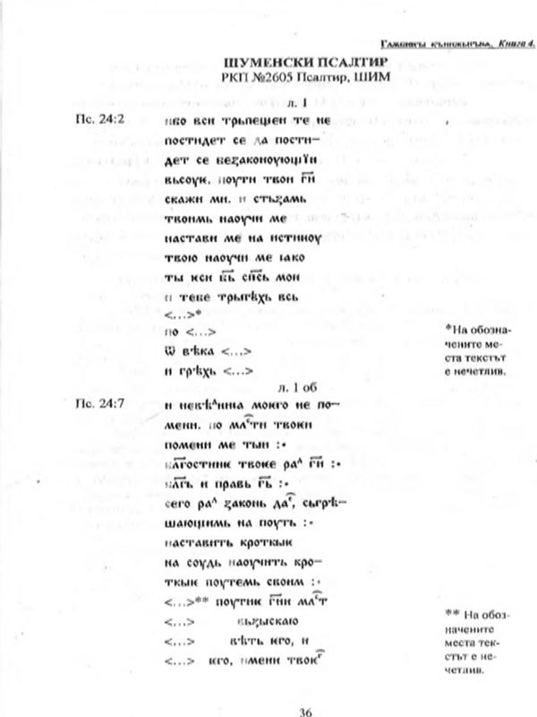 Шуменски псалтир